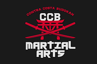 design modern martial arts logo