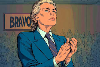 draw political cartoon and comic