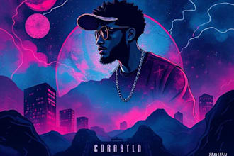 do album cover design, mixtape cover art, single cover art