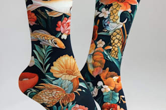 design unique socks design and custom socks