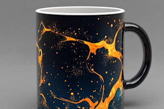 make a custom coffee mug design or coffee mug design