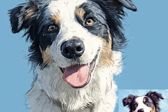 create amazing disney pet portrait