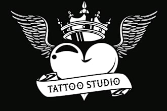 create a wonderful luxury tattoo logo