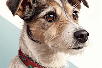 paint stunning pet portrait