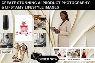 create stunning ai product photography and lifestyle images