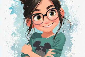 do disney cartoon portrait
