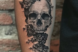 make a  cyber sigilism and tribal for clothing and tatto