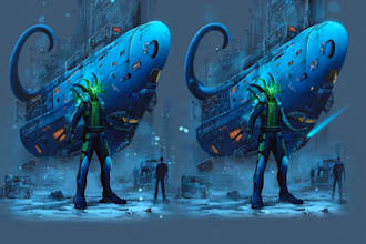 create concept or character art