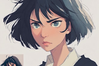 draw you an anime portrait or icon