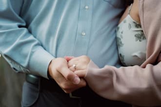 photograph you and your partner on medium format film