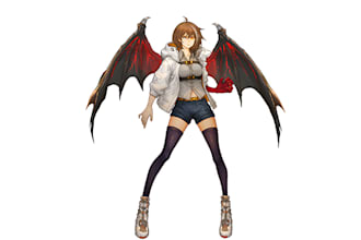 draw custom anime art of your oc, character, and fanart