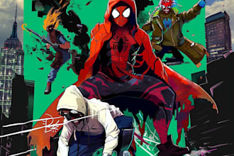 design you a character or amazing superhero