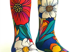 make a custom and pattern socks design