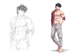 draw anime style characters commission