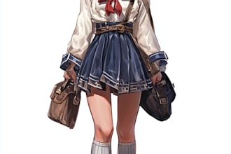 draw your character in cartoonish or anime style