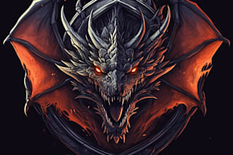 design a custom fantasy logo