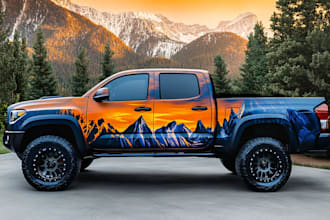 wrap design racing car wrap, car wrap design