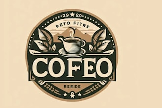 do modern cafe logo design