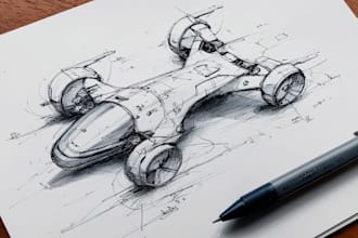 create product concept sketches for your design