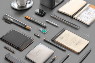 design sketches of your product ideas