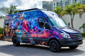 professional vehicle wrap design, car wrap
