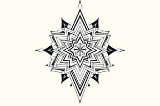 create custom artistic geometric tattoo designs