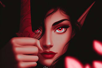 paint an epic fantasy warrior or knight portrait