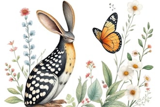 make any floral, animal or botanical art