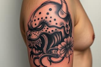 draw a realistic tattoo design