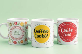 do custom coffee mug design or coffee mug design