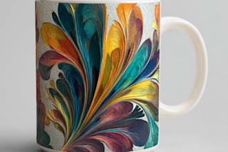 do custom coffee mug design or coffee mug design
