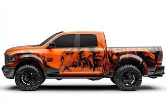 do car wrap design, van wrap, vehicle wrap design