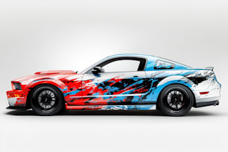 design professional van wrap, car wrap design