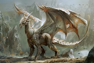 illustrate fantasy art creatures and characters