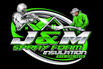 create a spray foam insulation logo design