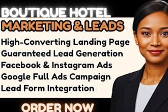 boutique hotel marketing facebook ads luxury accommodation resort marketing