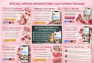 manage social media marketing for your fashion brand or clothing business