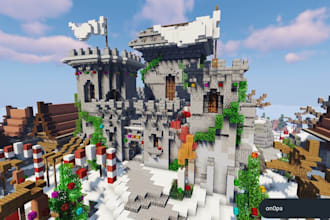 build a spawn, hub, lobby or map for your minecraft server