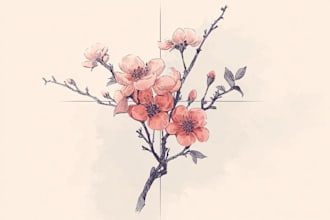 draw a minimalist tattoo design in my style