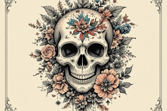 make custom tattoo design as a tattoo artist