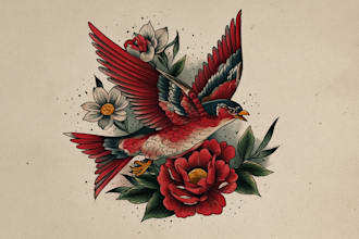draw a tattoo for you or a tattoo inspired design