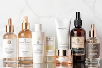 design cosmetic labels and luxury packaging