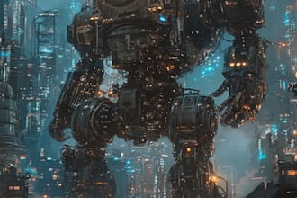 draw any concept, item, fantasy, armor, mecha weapon