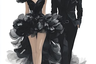 draw a wedding dress or formal dress