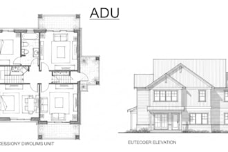 seal and pe stamp for foundation plan, adu plan, pole barn, city permit in USA