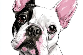 draw disney pets portrait illustration in disney style