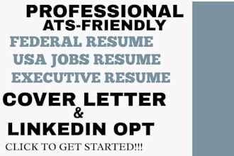 craft federal resume, executive resume, and usajobs resume