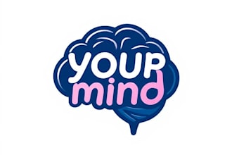 design creative typography logo thats in your mind