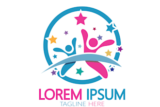 design wonderful celebration, event, festival party logo