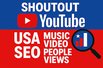 shoutout USA youtube channel music video SEO people views